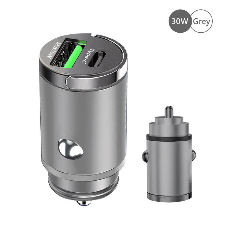 100W Ultra Fast Car Charger - USB & Type-C
