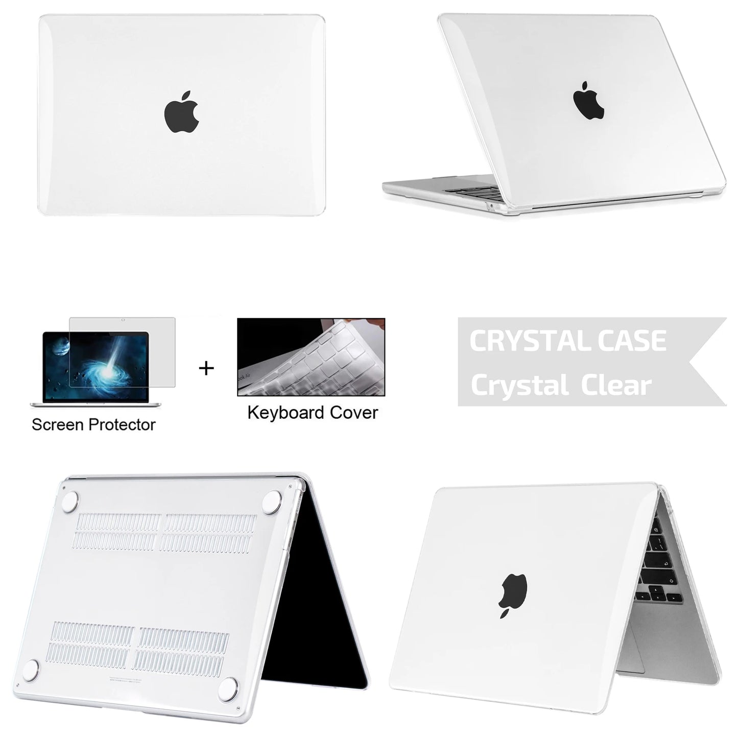 Macbook Case Pink/Purple/Transparent/Orange/Red