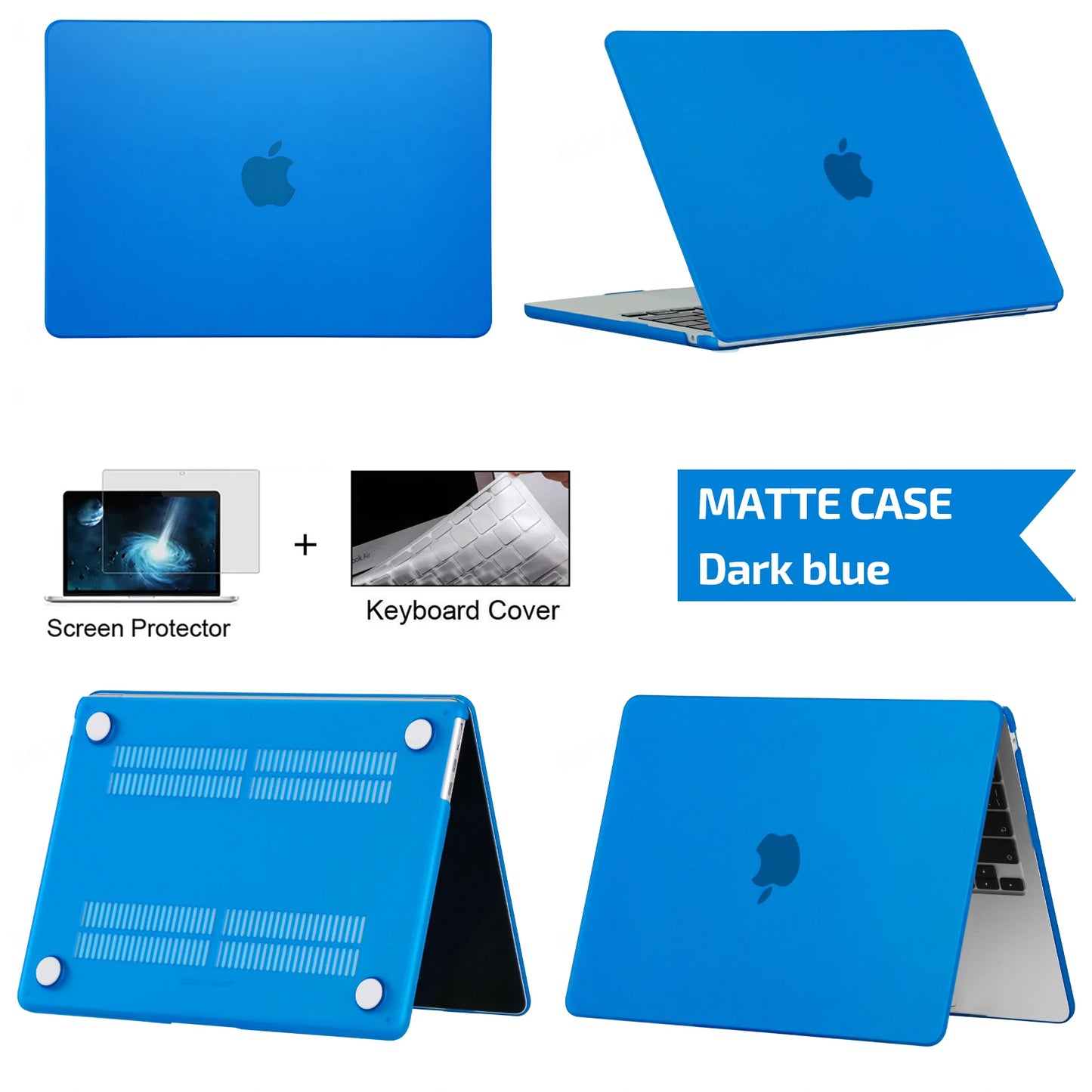 Macbook Case Blue/Gray