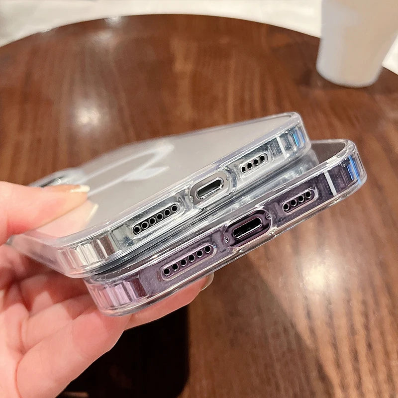 iPhone 11 12 13 14 15 16 Pro Max Plus Mini X 7 8 Durable protection accepts magsafe wireless charging