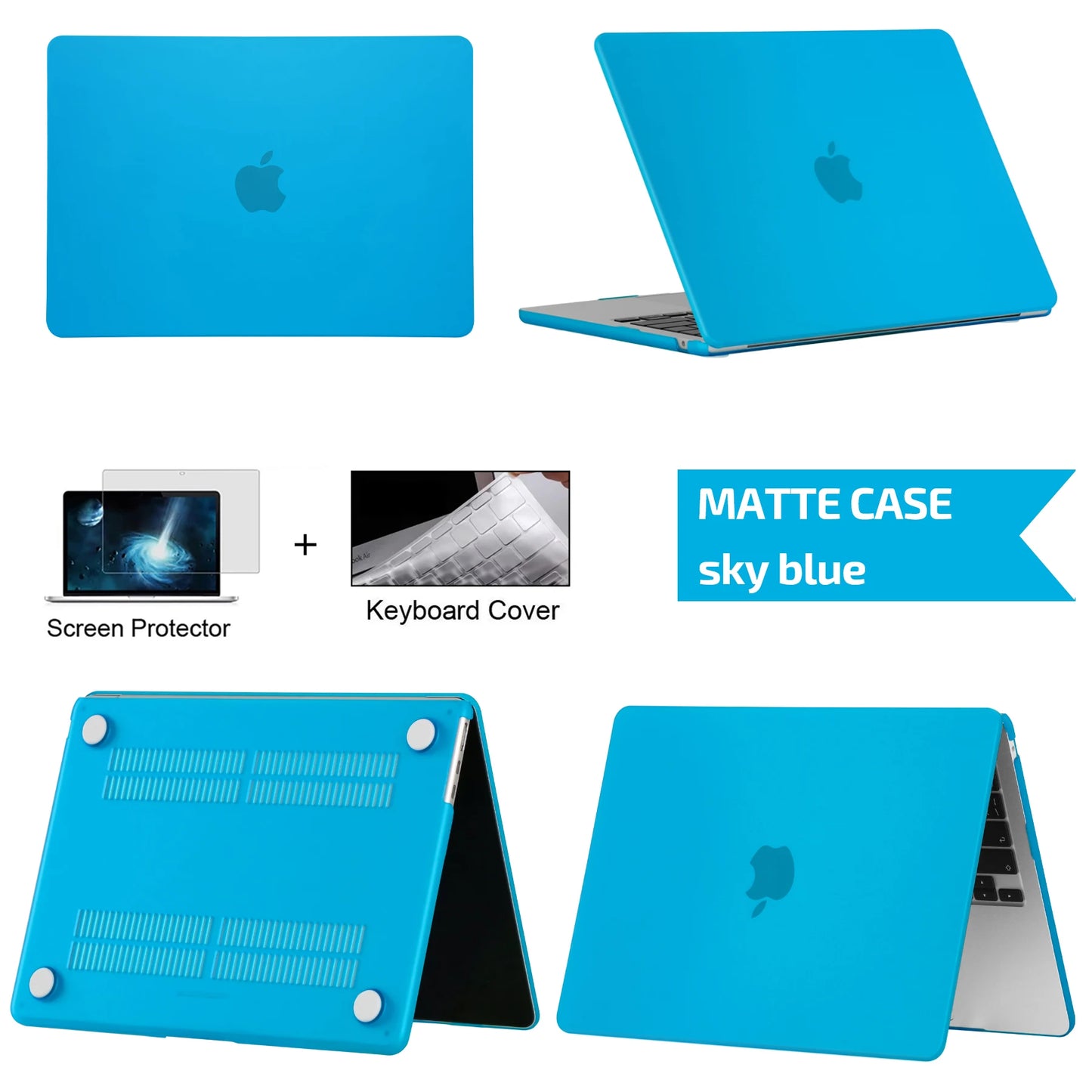 Macbook Case Blue/Gray