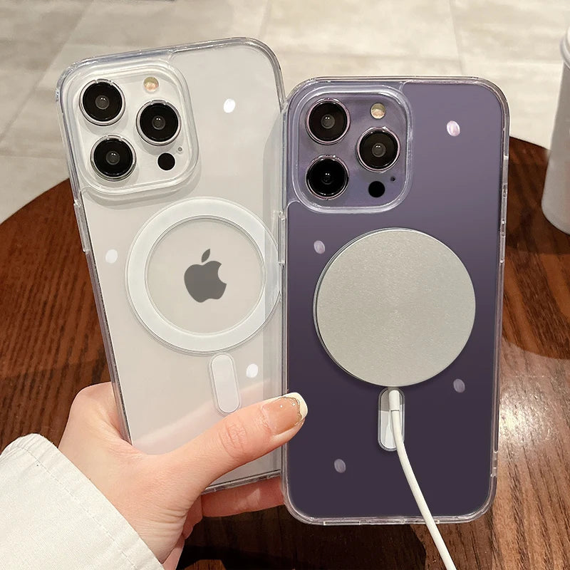 iPhone 11 12 13 14 15 16 Pro Max Plus Mini X 7 8 Durable protection accepts magsafe wireless charging