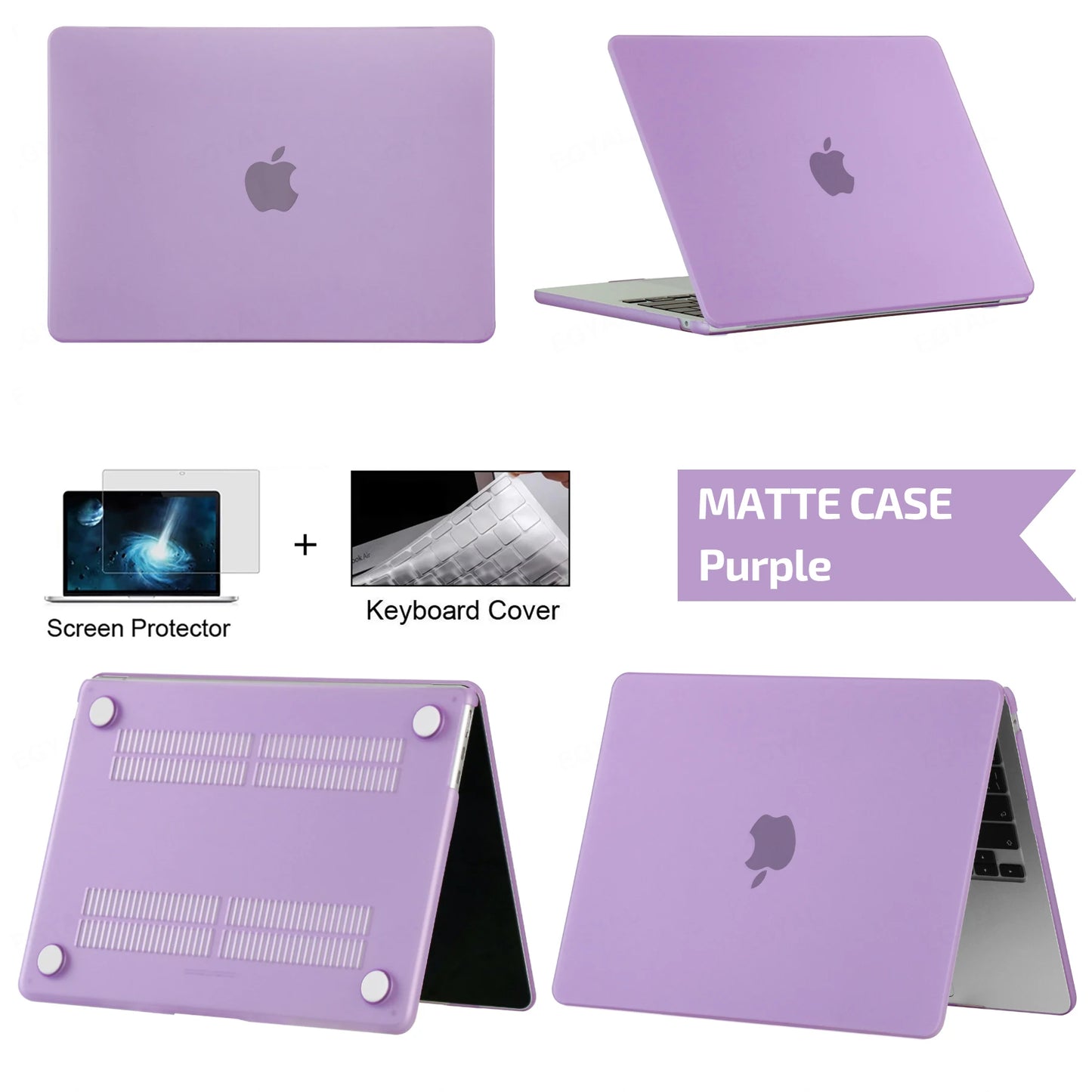 Macbook Case Pink/Purple/Transparent/Orange/Red