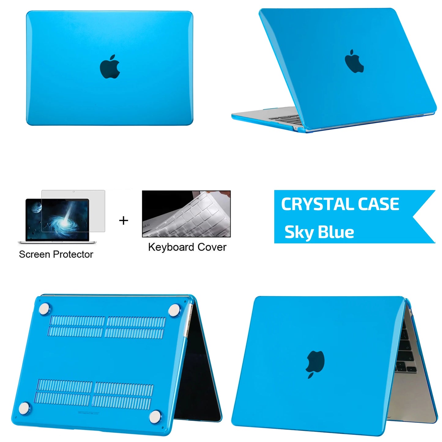 Macbook Case Blue/Gray