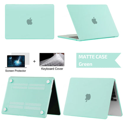 Coque de protection pour Macbook Noir/Blanc/Vert