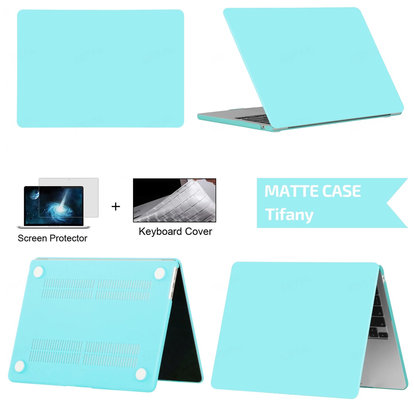 Coque de protection pour Macbook Bleu/Gris