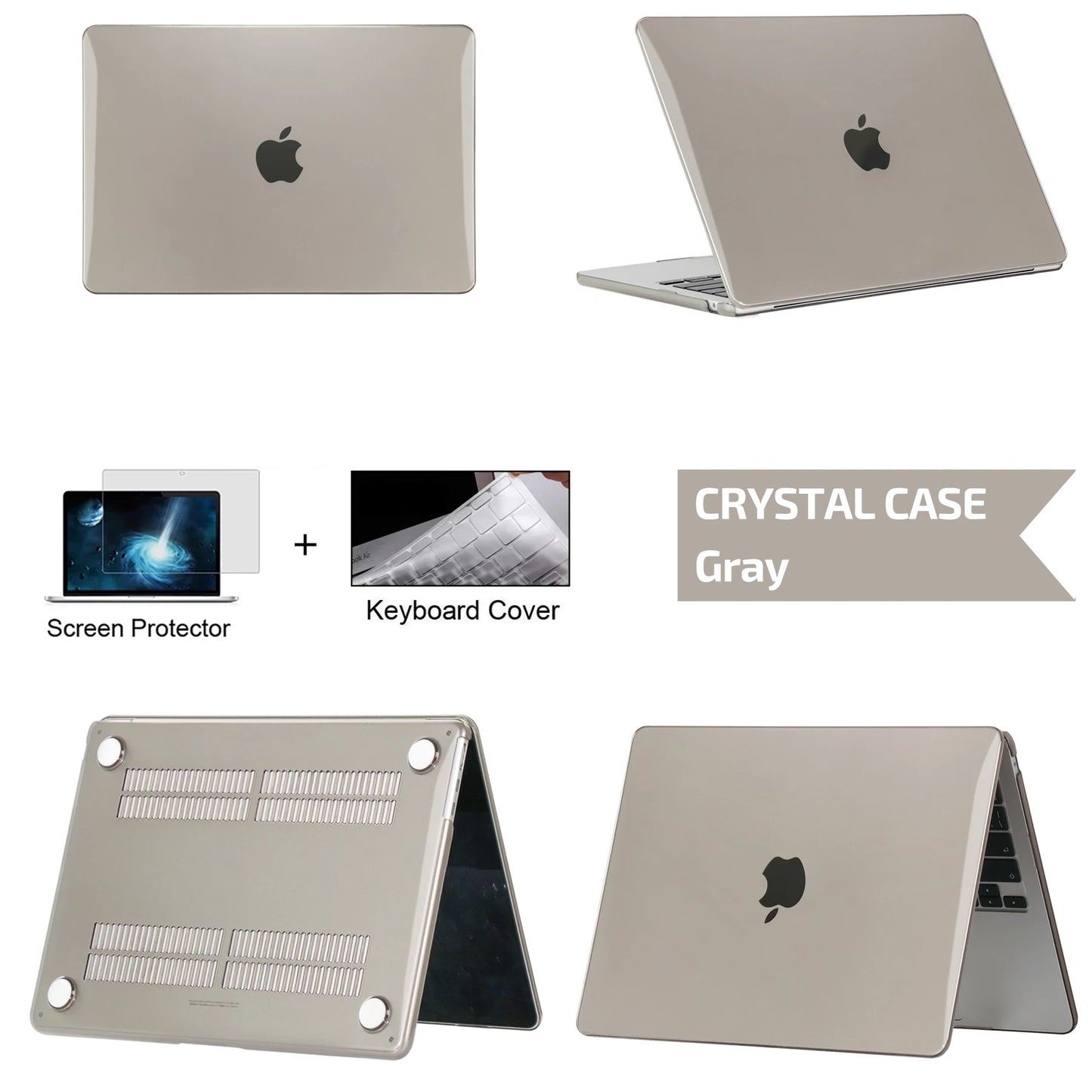 Coque de protection pour Macbook Bleu/Gris