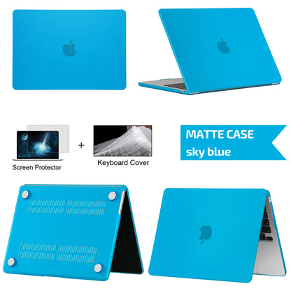 Coque de protection pour Macbook Bleu/Gris