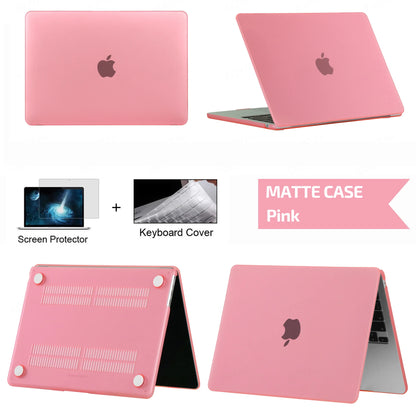 Coque de protection pour Macbook Rose/Mauve/Transparent/Orange/Rouge